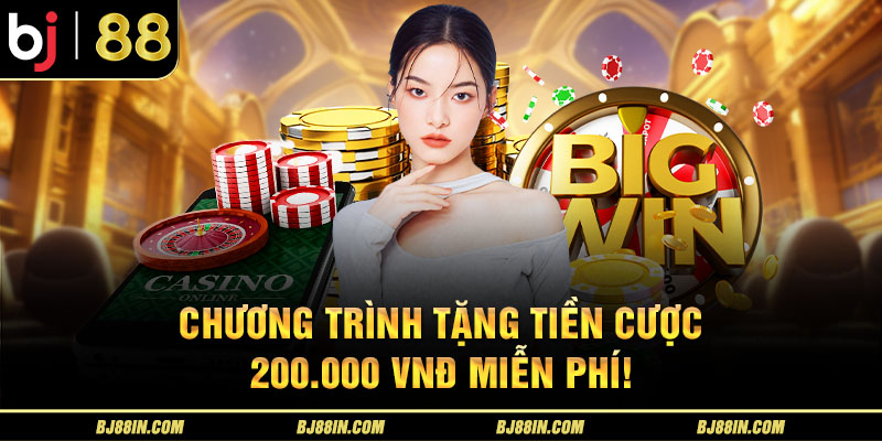 BJ88 tặng tiền cược miễn phí